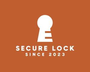 Locked - Classic Vintage Keyhole logo design