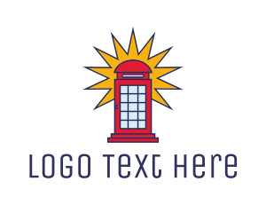 Communication - London Phone Booth logo design