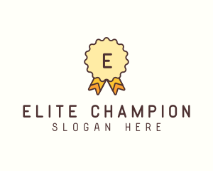 Champion - Winner Award Ribbon logo design