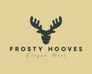 Modern Moose Deer logo design