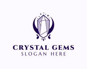 Moon Gem Jewelry logo design