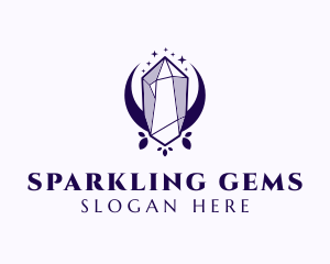 Moon Gem Jewelry logo design