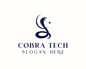 Wild Cobra Snake logo design