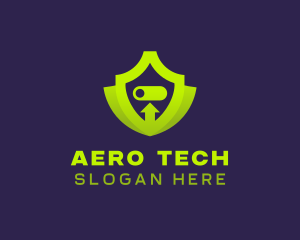 Shield Tech Security logo design