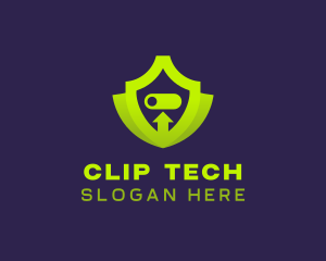 Shield Tech Security logo design