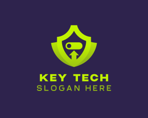 Shield Tech Security logo design