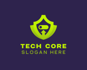 Shield Tech Security logo design