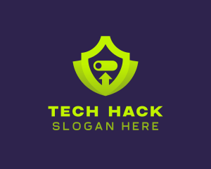 Shield Tech Security logo design