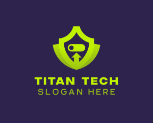 Shield Tech Security logo design