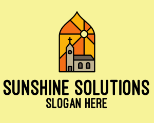 Church Sunlight Mosaic  logo design