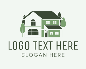 Renovation - Nature House Village Property logo design