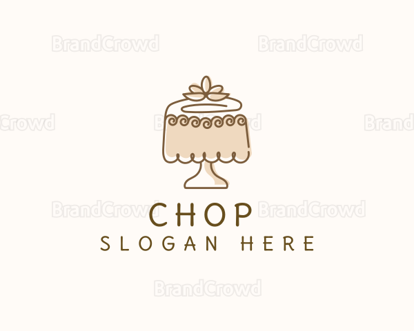 Floral Cake Decoration Logo