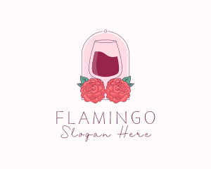 Alcoholic - Elegant Rose Winery logo design