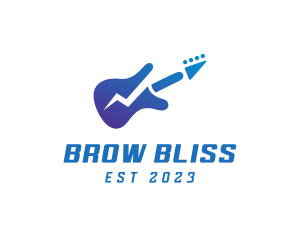 Electric Guitar Band logo design