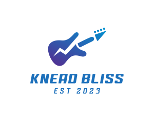 Electric Guitar Band logo design