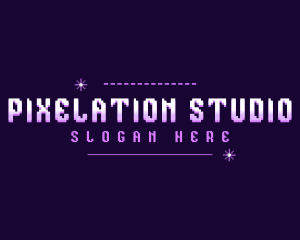 Pixel Game Arcade logo design