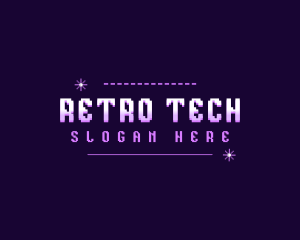 Pixel Game Arcade logo design