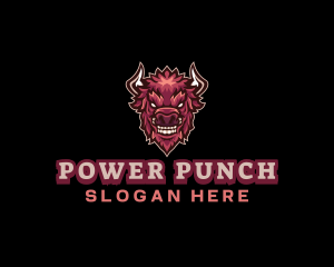Boxing - Bison Horn Gaming logo design