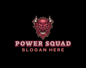 Squad - Bison Horn Gaming logo design