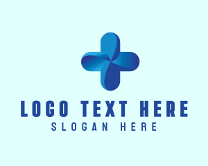 Oncology - Hospital Medical Cross logo design