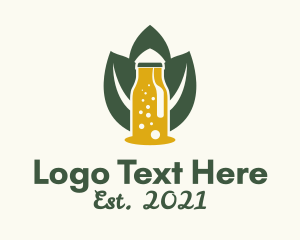 Tea - Organic Natural Kombucha logo design
