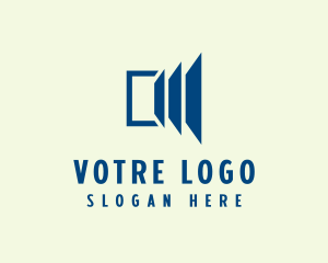 Agency - Abstract Door Symbol logo design