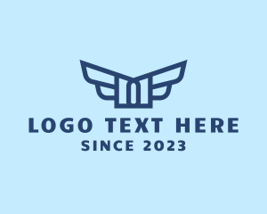 Office - Building Tower Wings logo design