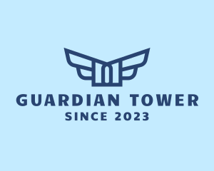 Building Tower Wings logo design