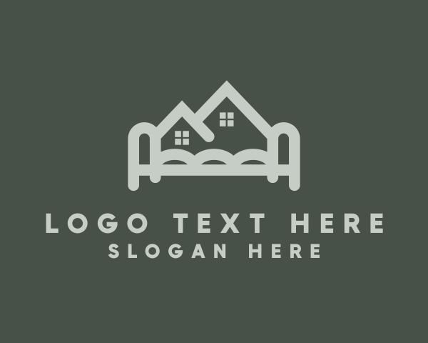 Accommodation - Home Decor Furniture logo design