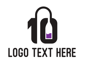 Shopping - Number 10 Winery logo design