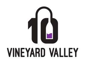 Winery - Number 10 Winery logo design