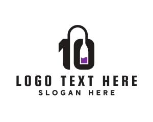 Gastro - Number 10 Winery logo design