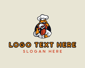 Turkey Chicken Chef Restaurant Logo