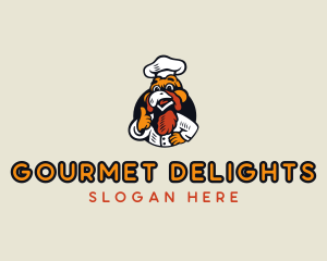 Turkey Chicken Chef Restaurant logo design