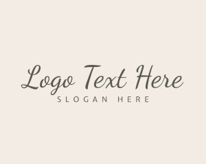 Upscale - Classy Elegant Calligraphy logo design