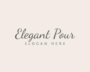 Classy Elegant Calligraphy logo design