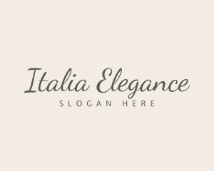 Classy Elegant Calligraphy logo design