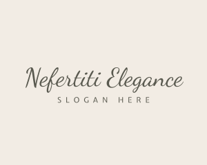 Classy Elegant Calligraphy logo design