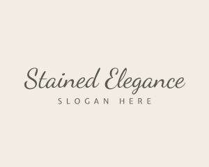 Classy Elegant Calligraphy logo design