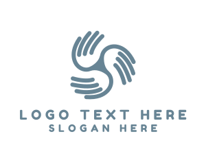 Orphanage - Helping Hand Organization logo design