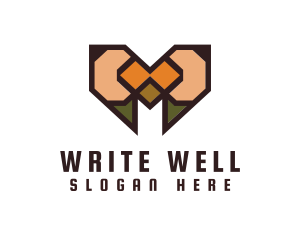Pencil - Writer Pencil Heart logo design
