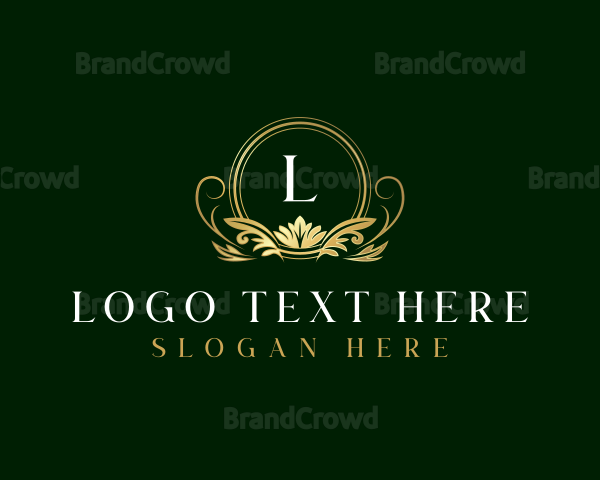 Luxury Floral Elegant Classic Logo