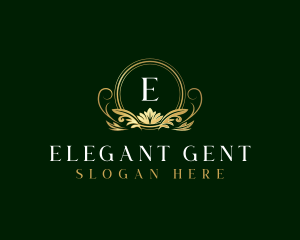 Luxury Floral Elegant Classic logo design