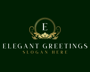 Luxury Floral Elegant Classic logo design