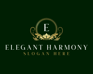 Luxury Floral Elegant Classic logo design