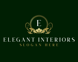 Luxury Floral Elegant Classic logo design