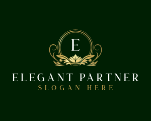 Luxury Floral Elegant Classic logo design