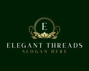 Luxury Floral Elegant Classic logo design