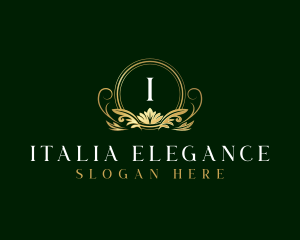 Luxury Floral Elegant Classic logo design