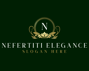 Luxury Floral Elegant Classic logo design